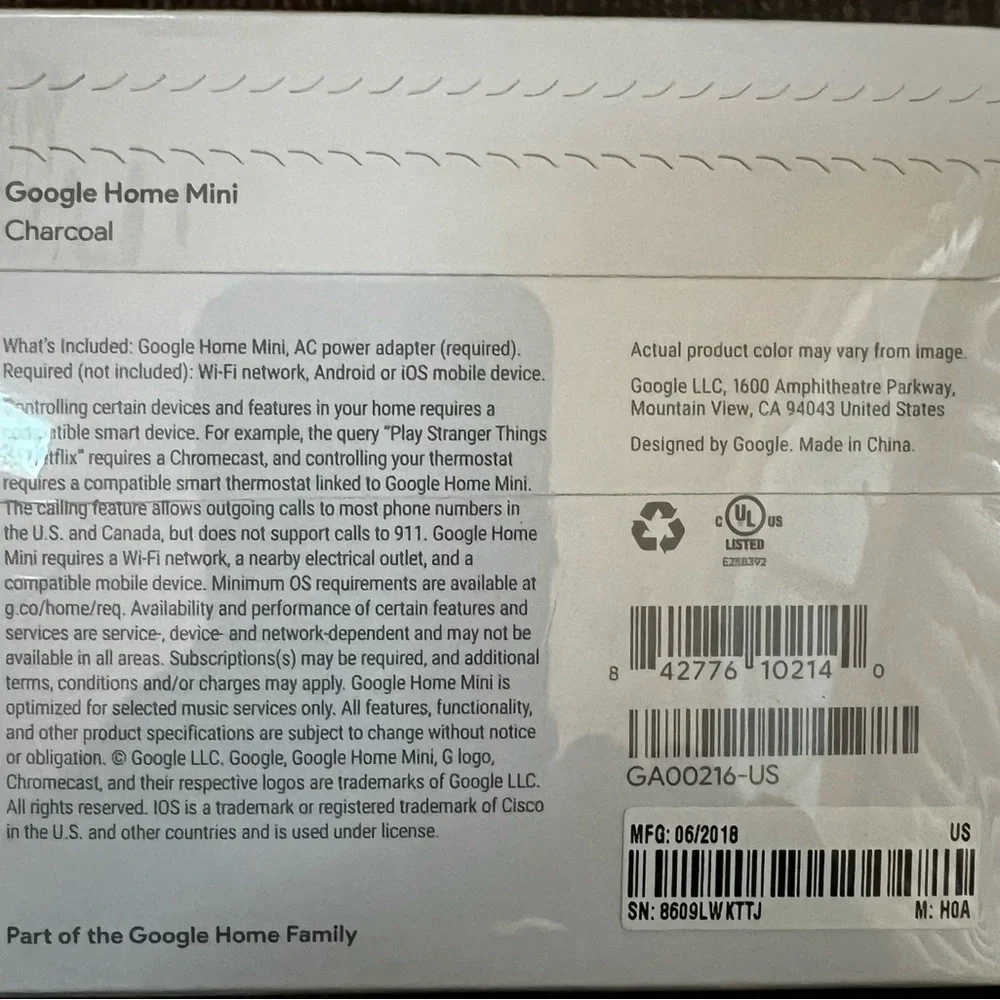 Google Home Mini